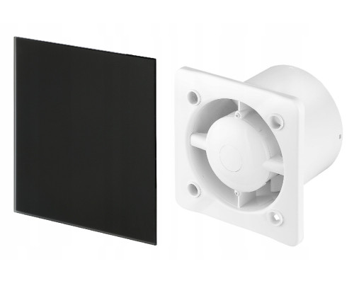 Вытяжной вентилятор c датчиком движения и таймером Awenta System+ Turbo KWT-PTGB 100 М Черный глянцевый