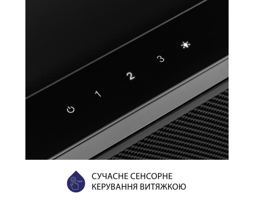 Витяжка телескопічна Minola HTLS 6634 BLF 1000 LED GLASS ( УТ000003250 )