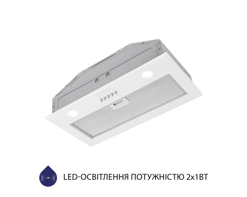 Витяжка повновбудована Minola HBI 5262 WH GLASS 700 LED ( УТ000003065 )