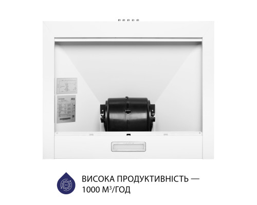 Витяжка купольна Minola HK 6614 WH 1000 LED