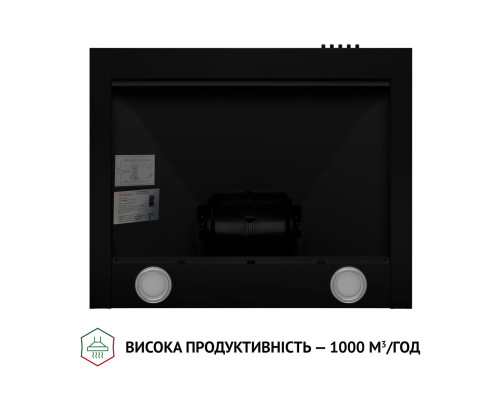 Витяжка купольна Perfelli K 6610 BL 1000 LED ( УТ000003337 )