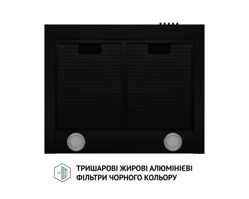 Витяжка купольна Perfelli K 6610 BL 1000 LED ( УТ000003337 )