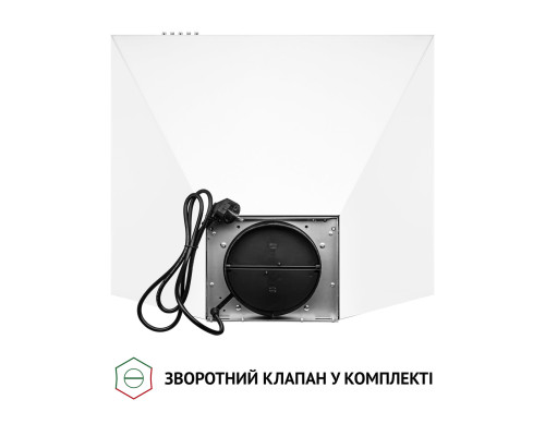 Витяжка купольна Perfelli K 6610 WH 1000 LED ( УТ000003338 )