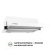 Вытяжка телескопическая PERFELLI TL 6212 WH 700 LED