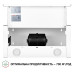 Вытяжка телескопическая PERFELLI TL 6212 WH 700 LED
