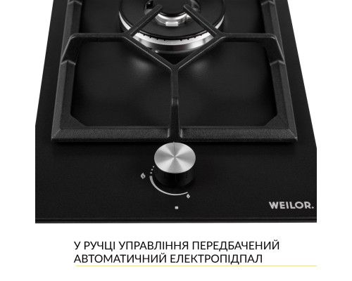 Поверхня газова Domino на металі WEILOR GM W 314 BL ( УТ000003581 )