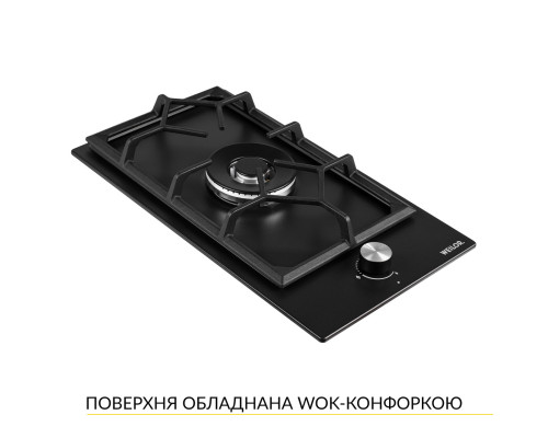 Поверхня газова Domino на металі WEILOR GM W 314 BL ( УТ000003581 )