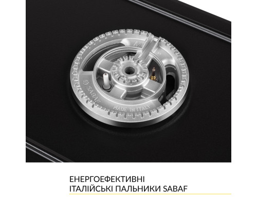 Поверхня газова Domino на металі WEILOR GM W 314 BL ( УТ000003581 )