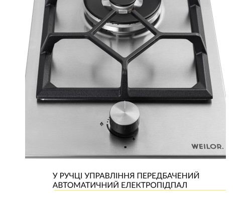 Поверхня газова Domino на металі WEILOR GM W 314 SS ( УТ000003582 )
