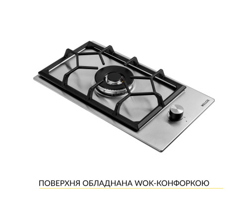 Поверхня газова Domino на металі WEILOR GM W 314 SS ( УТ000003582 )