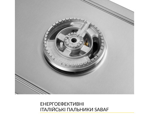 Поверхня газова Domino на металі WEILOR GM W 314 SS ( УТ000003582 )