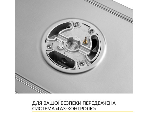 Поверхня газова Domino на металі WEILOR GM W 314 SS ( УТ000003582 )