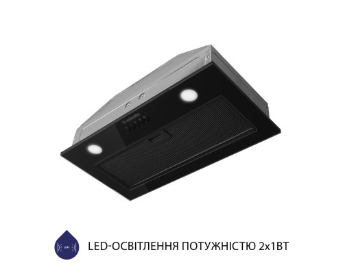 Витяжка повновбудована Minola HBI 52622 BL GLASS 700 LED