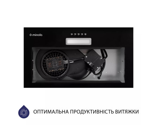 Витяжка повновбудована Minola HBI 5025 BL LED ( УТ000003471 )