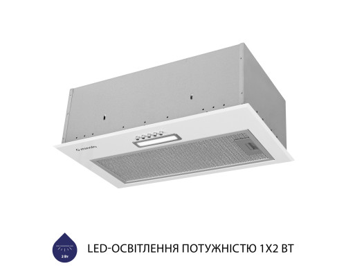 Витяжка повновбудована Minola HBI 5214 WH 700 LED ( УТ000003467 )