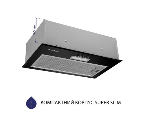 Витяжка повновбудована Minola HBI 5614 BL 1000 LED ( УТ000003468 )