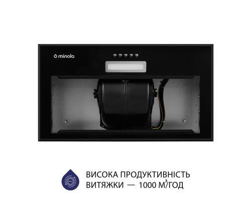 Витяжка повновбудована Minola HBI 5614 BL 1000 LED ( УТ000003468 )