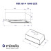 Витяжка повновбудована Minola HBI 5614 WH 1000 LED