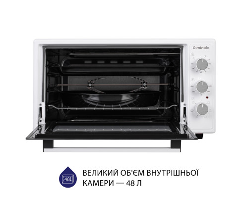 Електрична піч Minola FOET 4815 WH ( УТ000003440 )