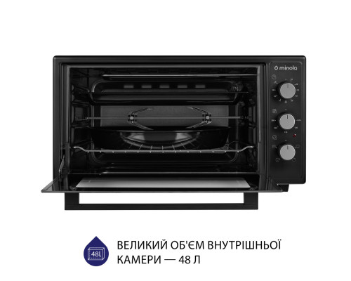Електрична піч Minola FOEV 4815 BL