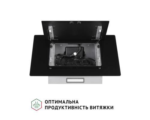 Витяжка декоративна похила Perfelli DN 6142 BL LED ( УТ000003494 )