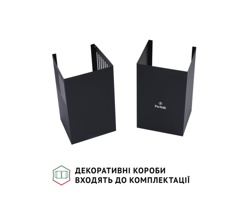 Витяжка декоративна похила Perfelli DN 6142 BL LED ( УТ000003494 )