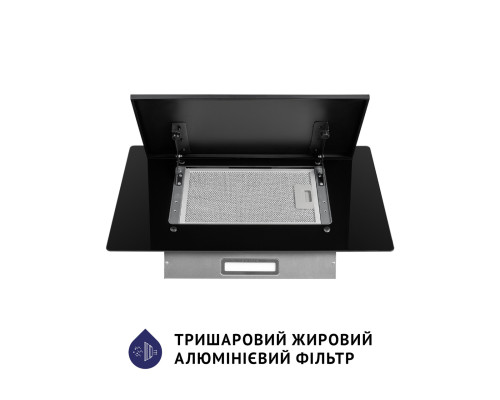 Витяжка декоративна похила Minola HDN 6124 BL LED ( УТ000003495 )