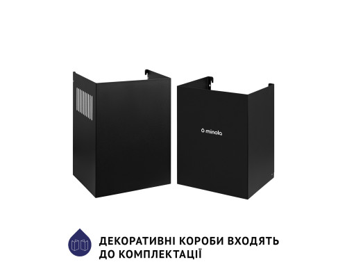 Витяжка декоративна похила Minola HDN 6124 BL LED ( УТ000003495 )