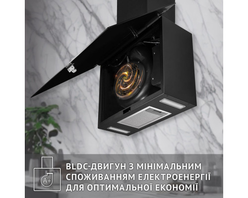Витяжка декоративна похила Perfelli RIVA NERO ( УТ000003492 )