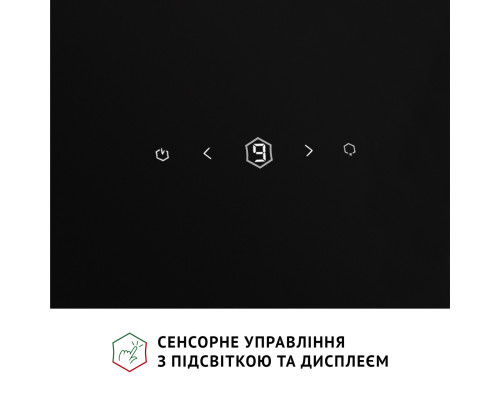 Витяжка декоративна похила Perfelli RIVA NERO ( УТ000003492 )