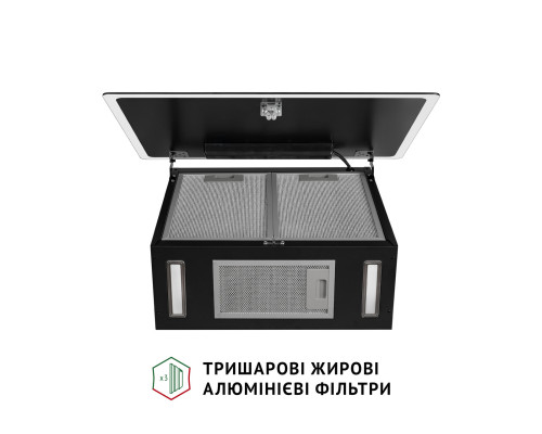 Витяжка декоративна похила Perfelli RIVA NERO ( УТ000003492 )