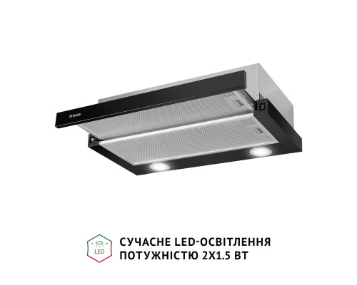 Витяжка телескопічна Perfelli TL 602 BL LED ( УТ000003571 )