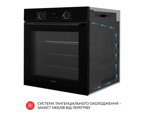 Духова шафа електрична WEILOR FDO6F8BK ( УТ000003882 )