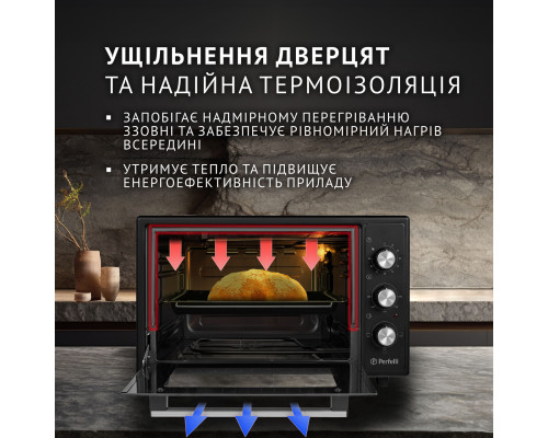 Електрична піч Perfelli CLASSIC 37 BLACK ( УТ000003685 )