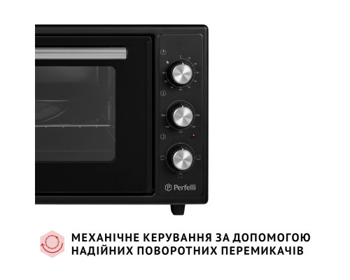 Електрична піч Perfelli CLASSIC 37 BLACK ( УТ000003685 )