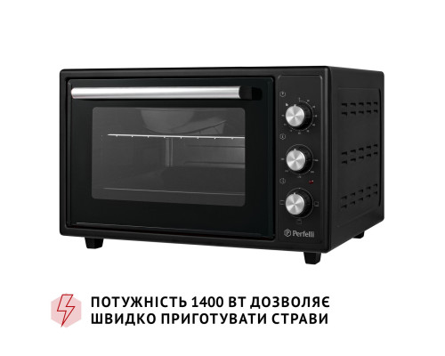 Електрична піч Perfelli CLASSIC 37 BLACK ( УТ000003685 )