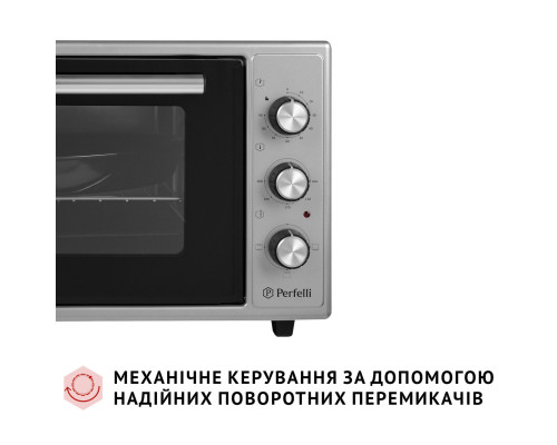 Электрическая печь Perfelli CLASSIC 37 GREY