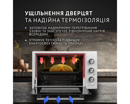 Електрична піч Perfelli CLASSIC 37 WHITE ( УТ000003686 )