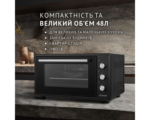 Електрична піч Perfelli CLASSIC 48 BLACK ( УТ000003704 )