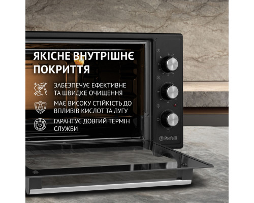 Електрична піч Perfelli CLASSIC 48 BLACK ( УТ000003704 )