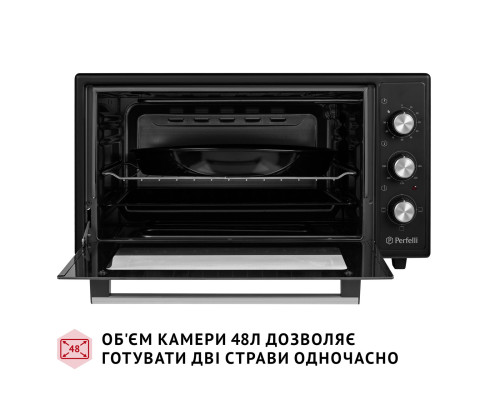 Електрична піч Perfelli CLASSIC 48 BLACK ( УТ000003704 )