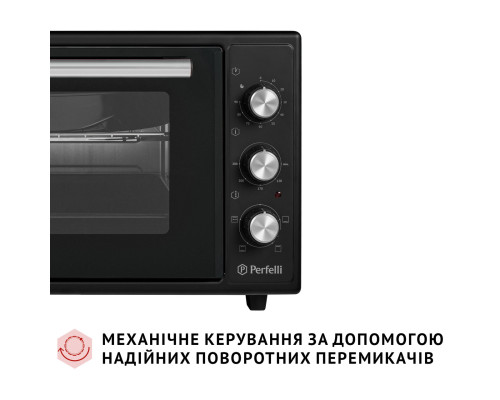 Електрична піч Perfelli MIRAGE 37 BLACK ( УТ000003689 )