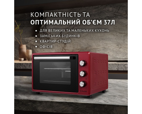 Електрична піч Perfelli MIRAGE 37 RED ( УТ000003693 )