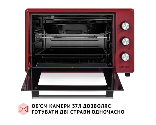 Електрична піч Perfelli MIRAGE 37 RED ( УТ000003693 )