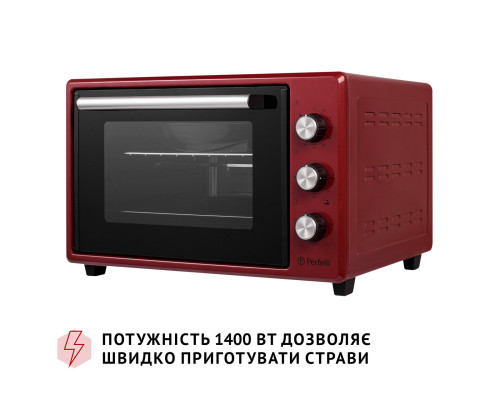 Електрична піч Perfelli MIRAGE 37 RED ( УТ000003693 )