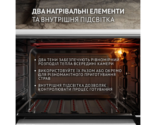 Електрична піч Perfelli MIRAGE 37 WHITE ( УТ000003690 )