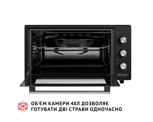 Електрична піч Perfelli MIRAGE 48 BLACK ( УТ000003708 )