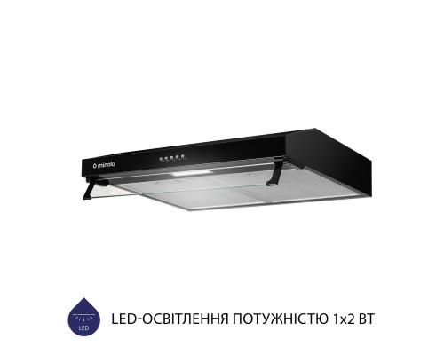 Витяжка плоска Minola HPL 617 BL ( УТ000003605 )
