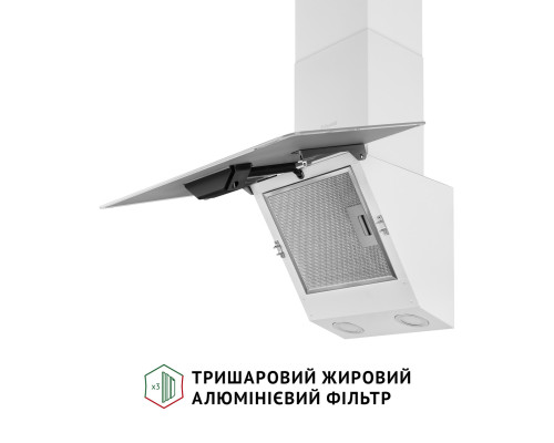 Витяжка декоративна похила Perfelli VICCO 5HM BIANCO ( УТ000003769 )