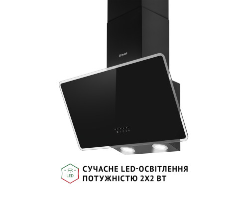 Витяжка декоративна похила Perfelli VICCO 6HM NERO ( УТ000003764 )